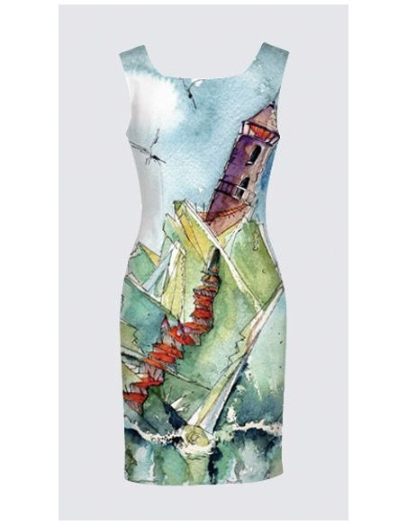 Amanda II Dress "Oasis"