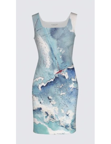 Amanda II Dress "Turbulence"