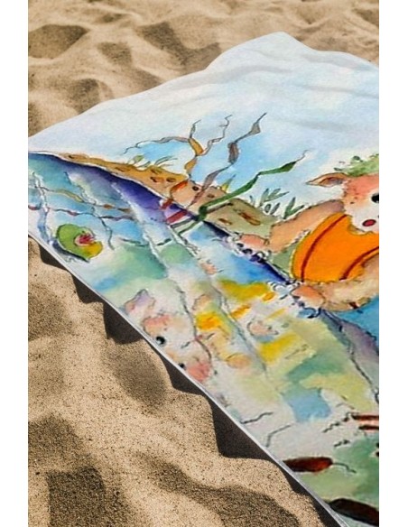 Serviette de Plage Joy "Réflexion"