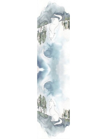 Foulard Vivienne "Ombre de Lune"