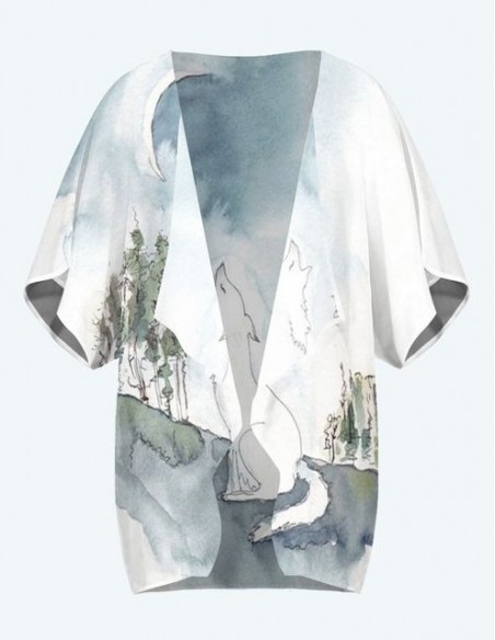 Kimono Terry-Ann "Ombre de Lune"