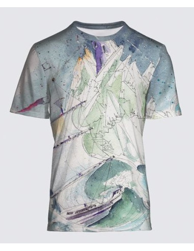 Salvatore Tee pour Hommes "Centrifuge"